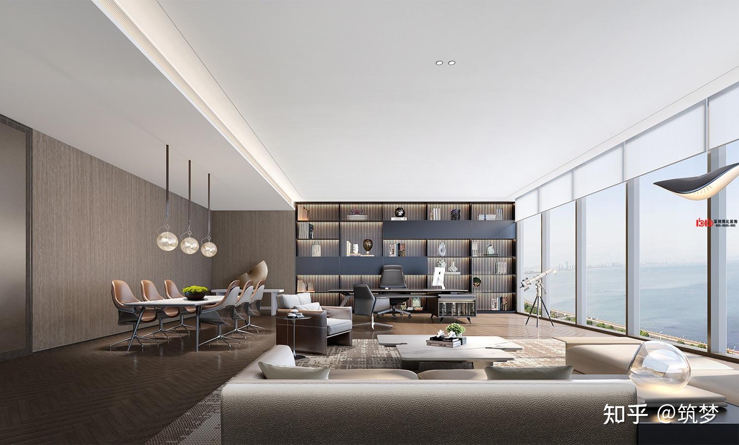 办公室功能分区能具有层次感