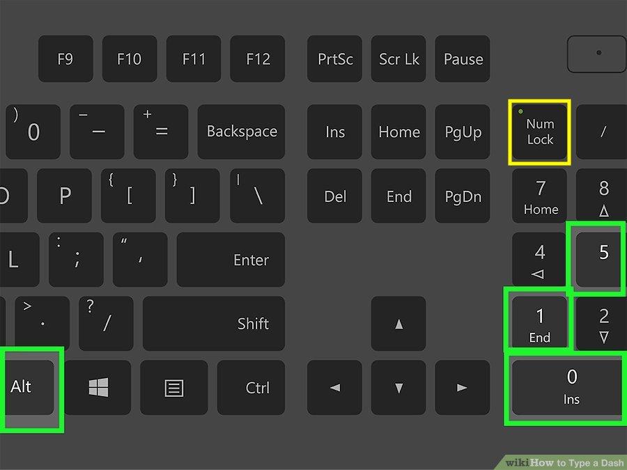 microsoft word keyboard shortcuts em dash