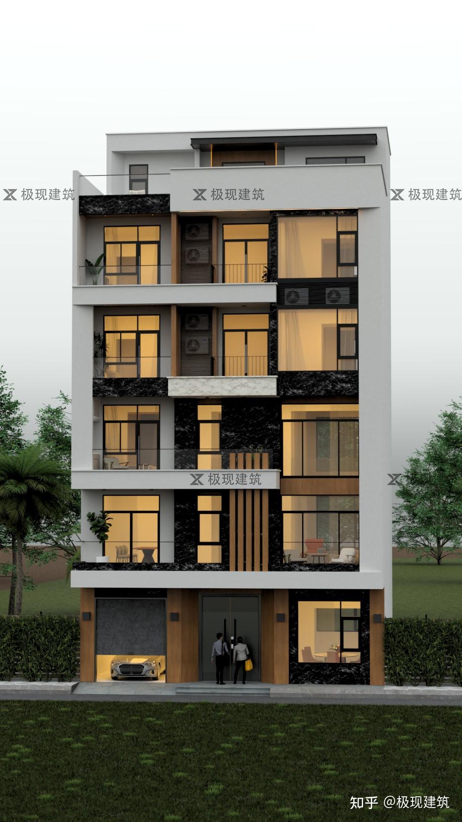 广东揭阳揭东丨六层现代风格临街自建别墅 - 知乎
