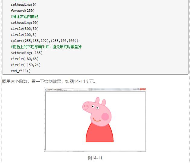 python画小猪佩奇代码图片