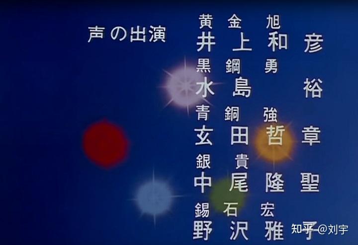 的相关的资料的时候发现,这声优表也真的是厉害了啊:井上和彦,中尾隆