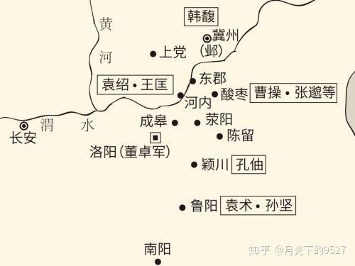 十八路诸侯 地图图片