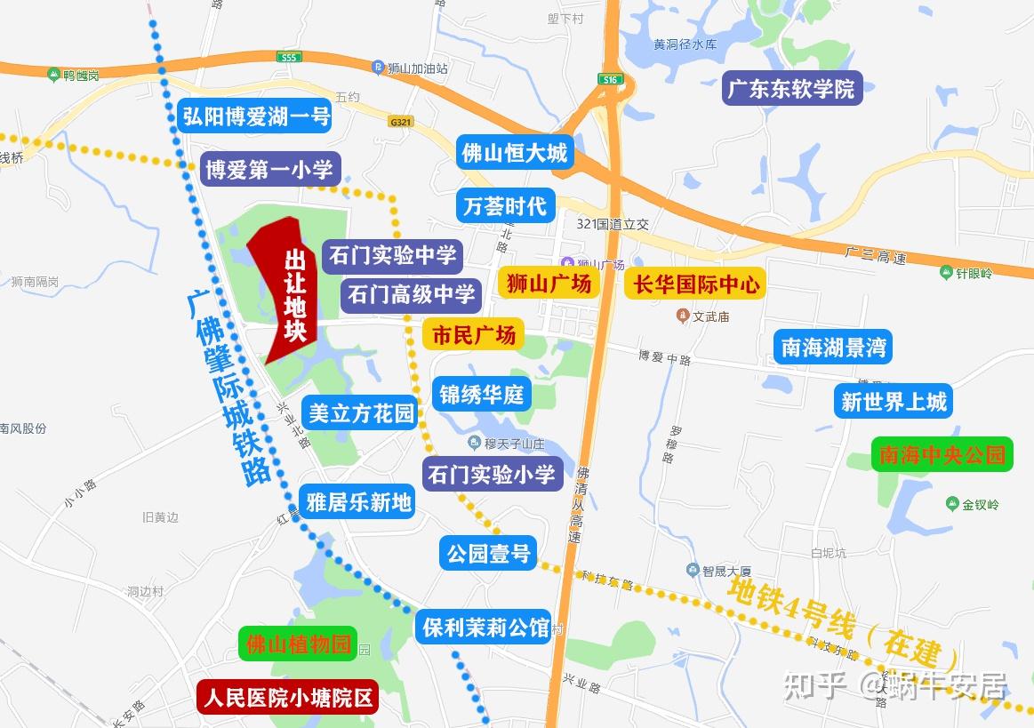 三面环湖靓地越秀地产豪斩狮山博爱湖地块楼面价10262元㎡