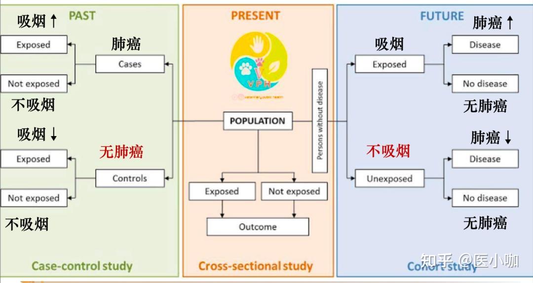 病例對照橫斷面與隊列研究的區別來看正確和錯誤案例