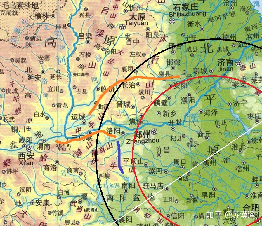中国历史上说的中原地区到底在哪里?