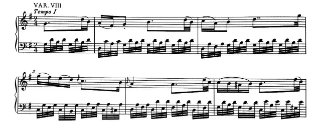 24 可作为改变根音位置的常规阿尔贝蒂音型练习大家可以使用下面的