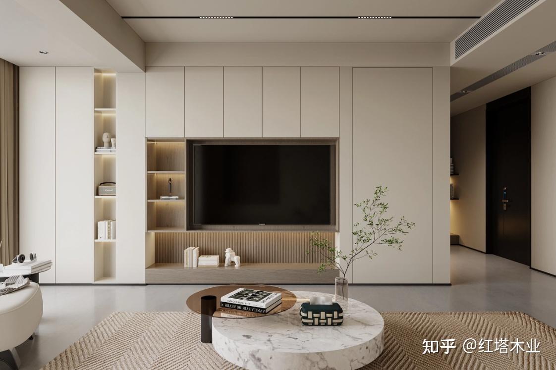9款,电视墙收纳柜设计,美观又实用。 - 知乎