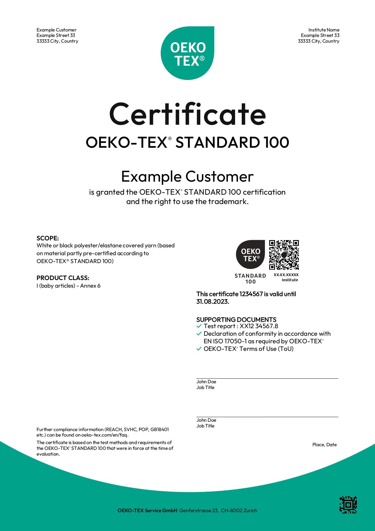 Oeko tex 