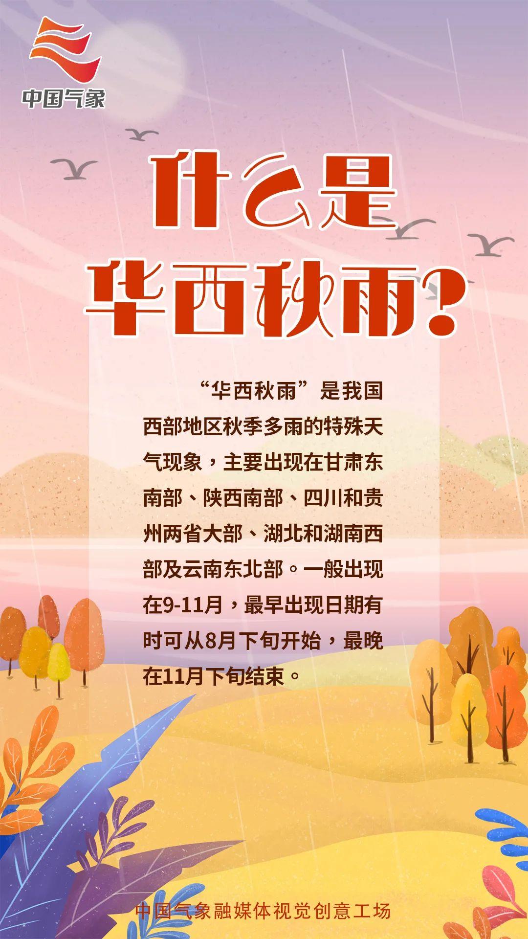 华西秋雨这场连绵的雨雨雨你懂吗海报