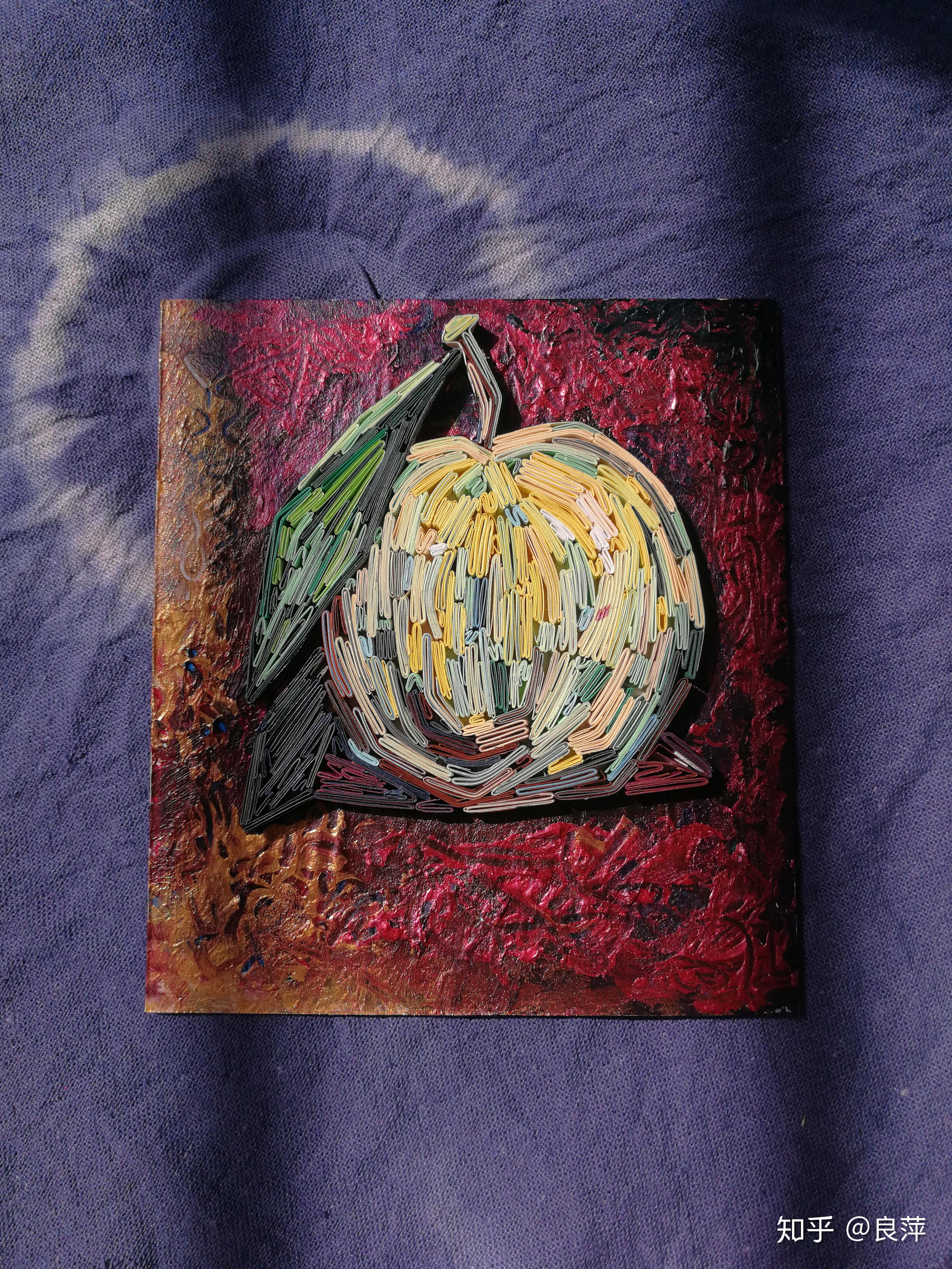 有点梵高小画衍纸