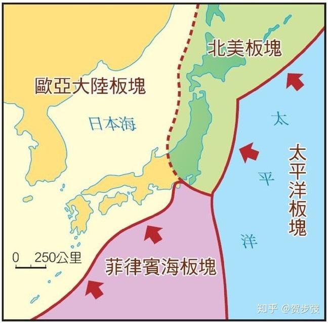 日本地震带分布图片