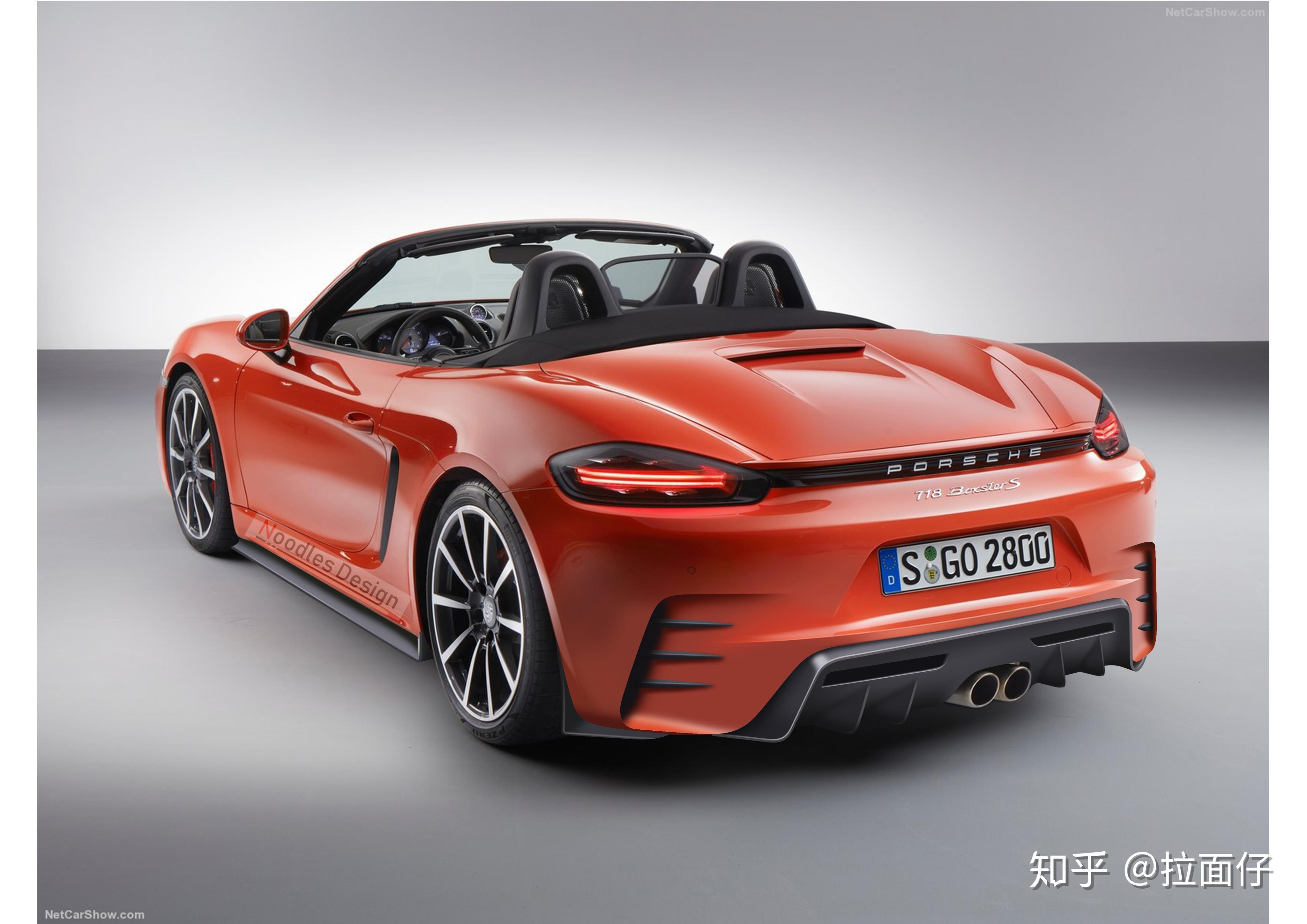 优雅骑士保时捷718boxster改装设计