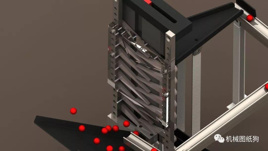 工程机械marblemachine小球碰撞游戏机3d图纸solidworks设计