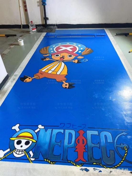 涂怪兽来康康我们的车位涂鸦作品精选合集吧