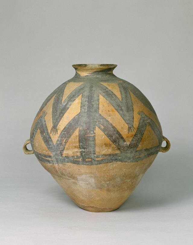 马家窑文化彩陶蛙纹壶(马厂类型)