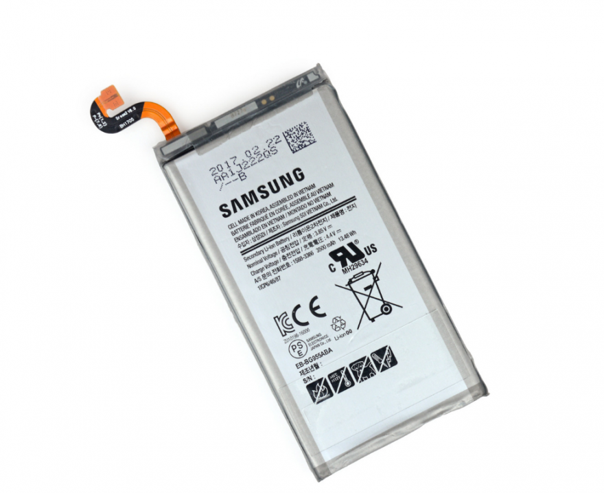 电池竟与note7一样三星galaxys8详尽拆解