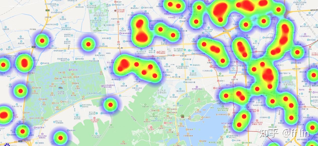 杭州二手房单价热力图