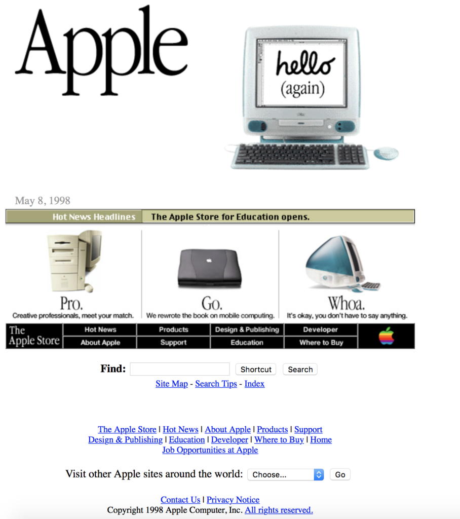 带你回忆往昔的Apple官网 - 知乎