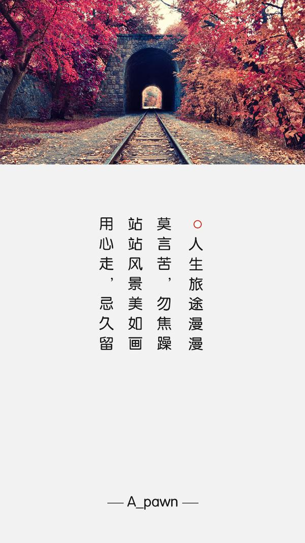 每日一言:人生旅途