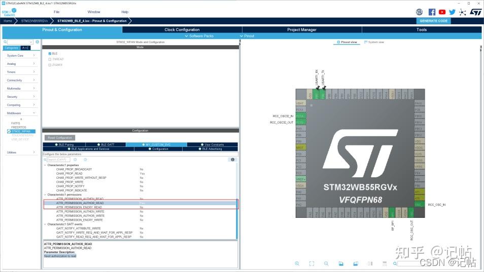 Stm32wb55 nucleo 8 