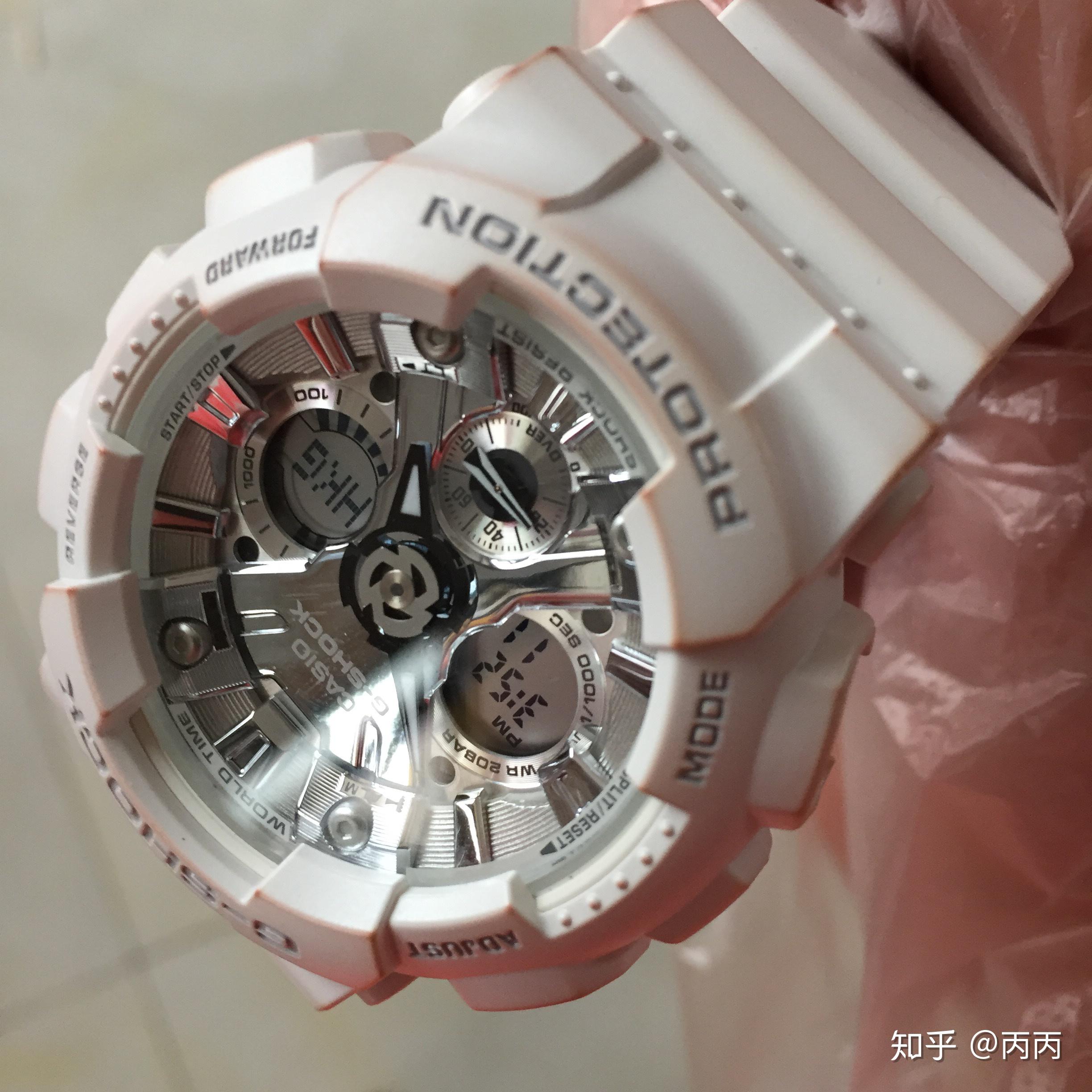 白色卡西欧手表清洗