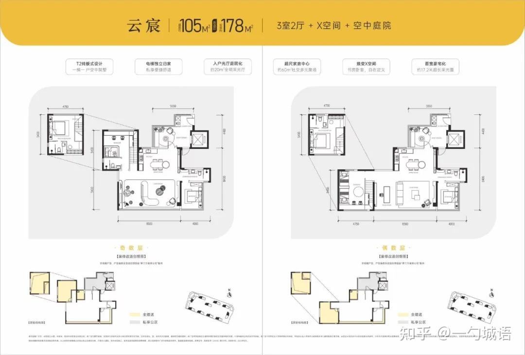 105/119平板楼跃层,贵阳观山云墅二期延续一期操盘思路|城语户型 - 知乎
