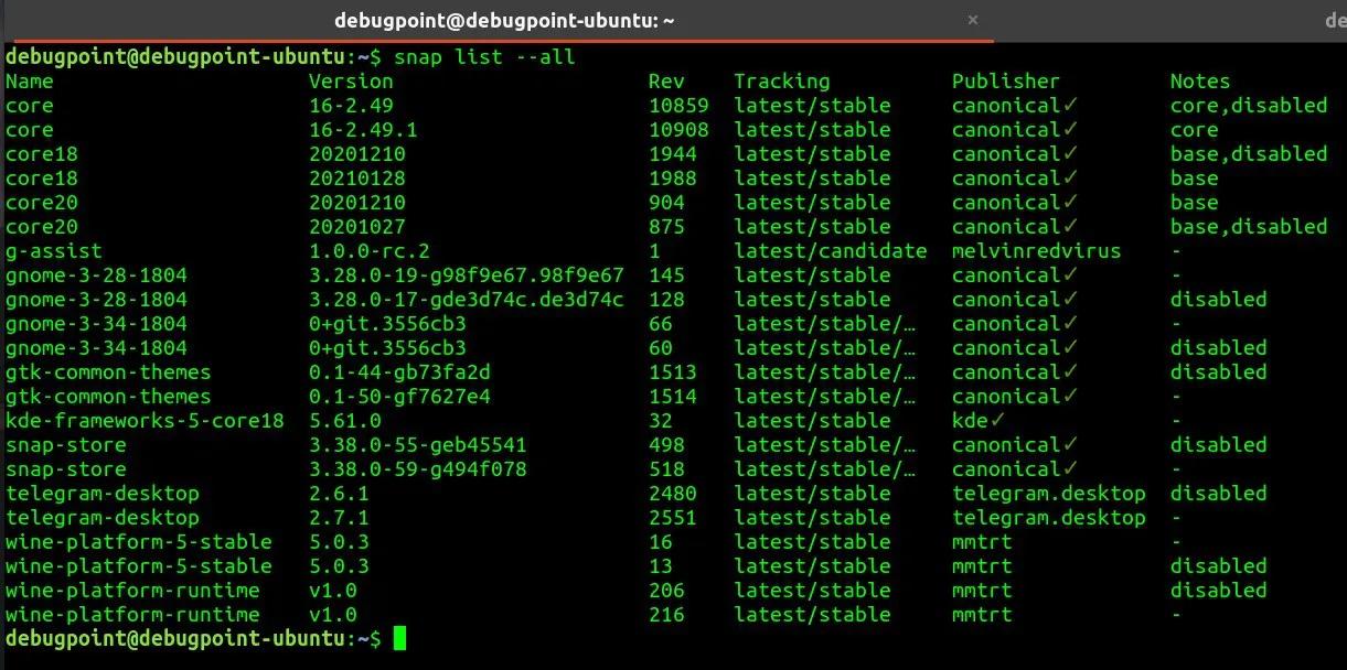 如何清理 Snap 版本以释放磁盘空间 | Linux 中国 - 知乎