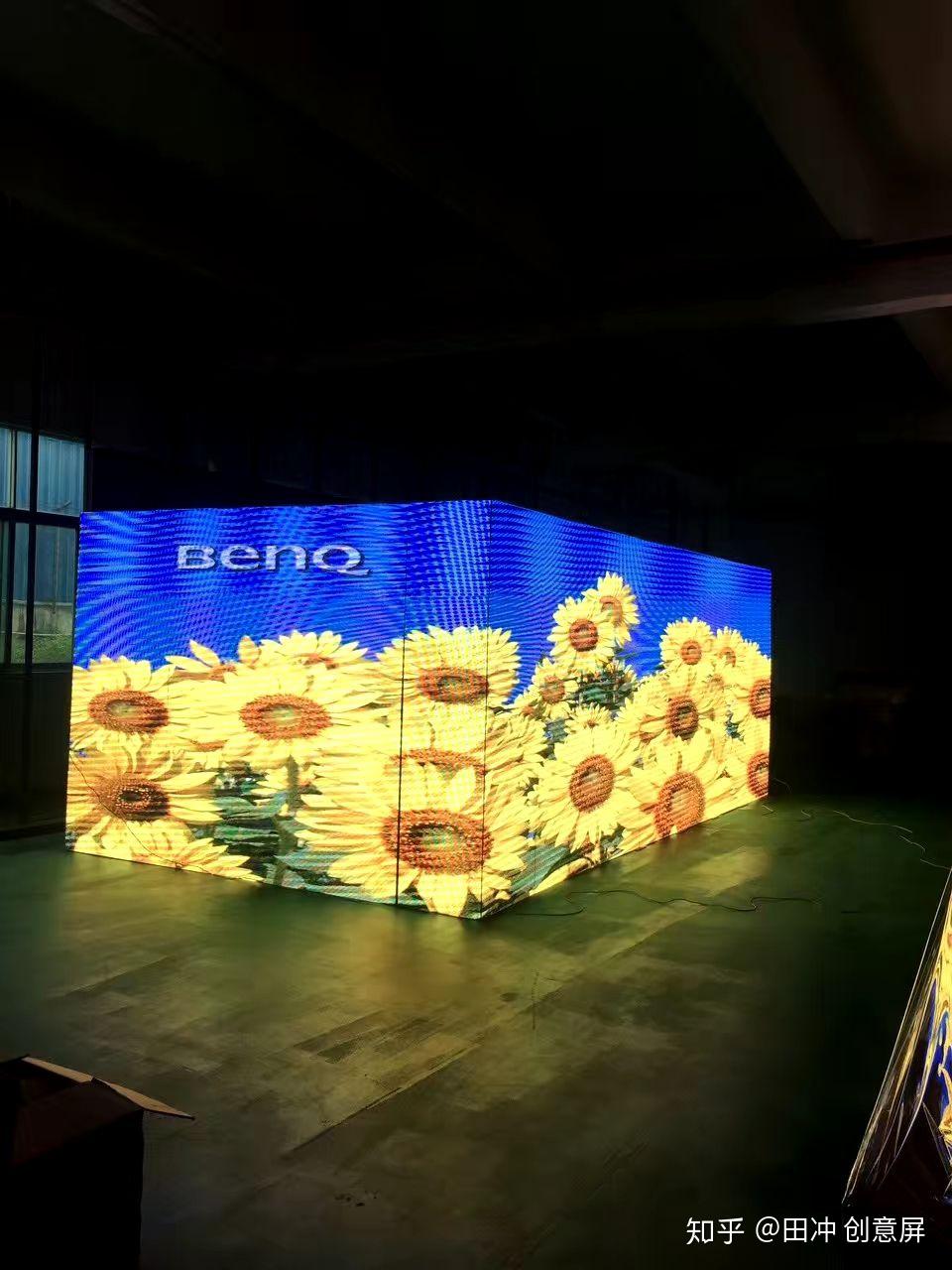 led创意屏 无缝连接技术 四面屏 - 知乎