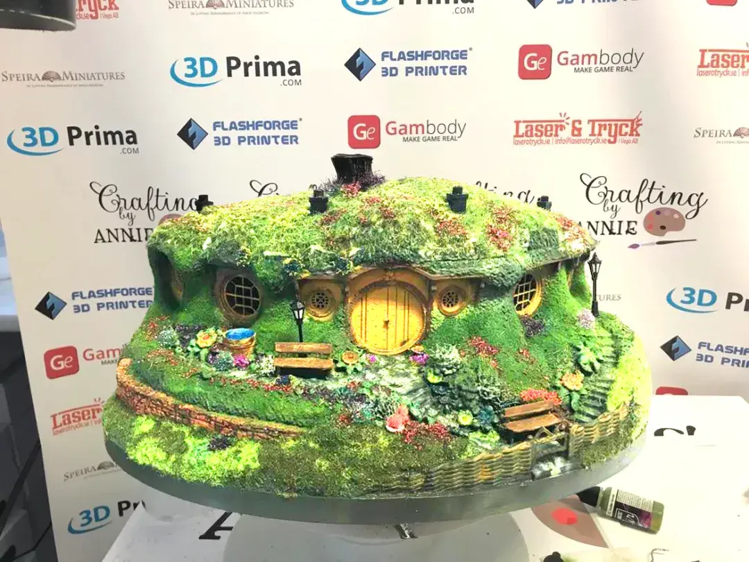 3d打印还原超逼真微缩模型及场景