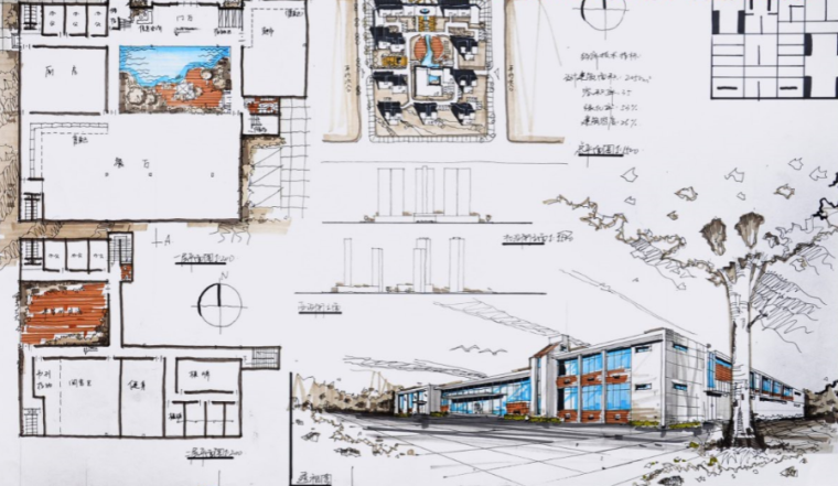 80张高分建筑快题设计 - 知乎