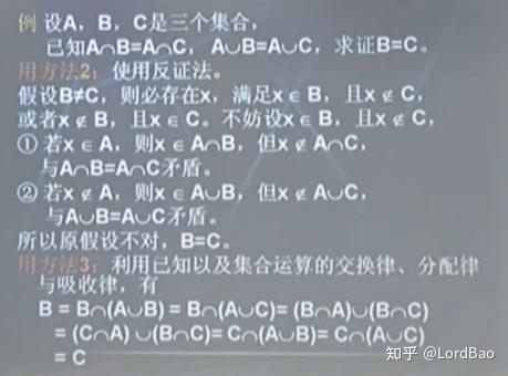 【离散数学-集合论】证明集合包含,相等的方法 - 知乎