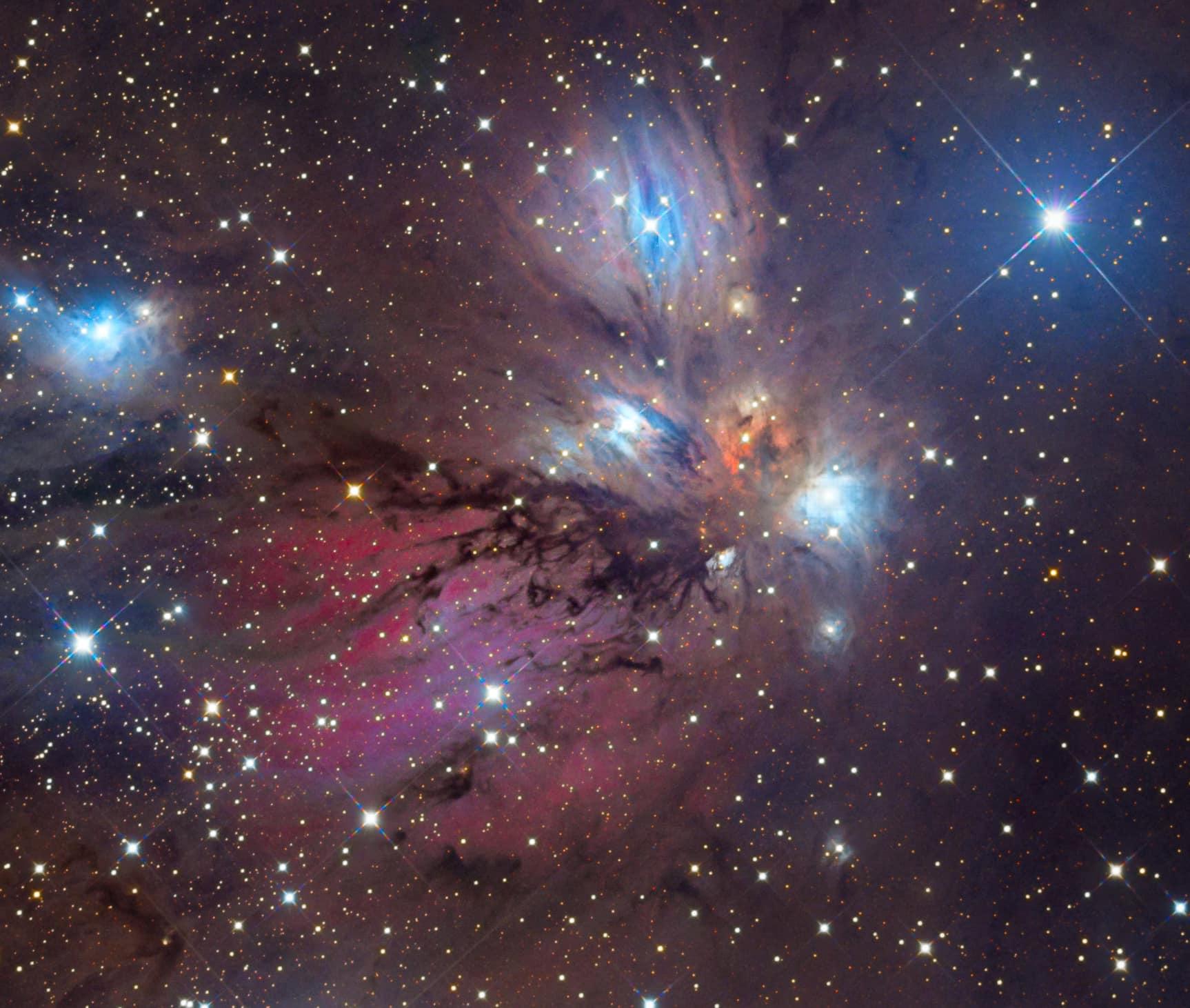 zwo2022年asiweek天文摄影作品展第9期therosettenebula玫瑰星云