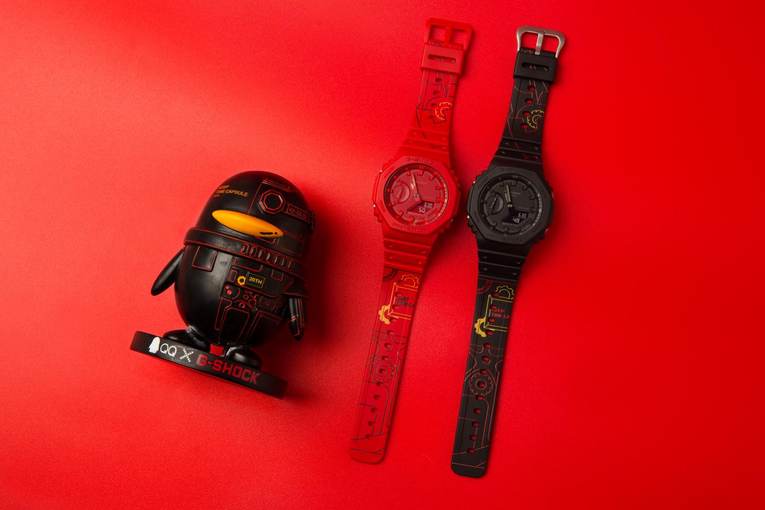 gshock最近的合作对象居然是诞生二十年的qq