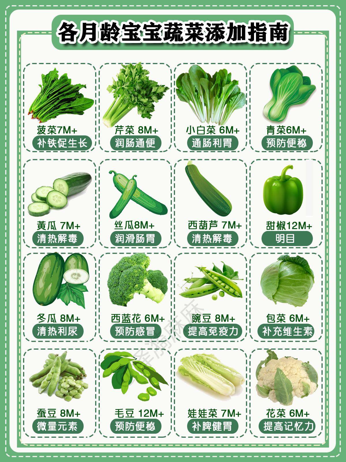 6 12月宝宝蔬菜辅食食材添加顺序表 照着月龄吃不易过敏 知乎 6 12月宝宝蔬菜辅食食材添加顺序表 照着月龄吃不易过敏 知乎