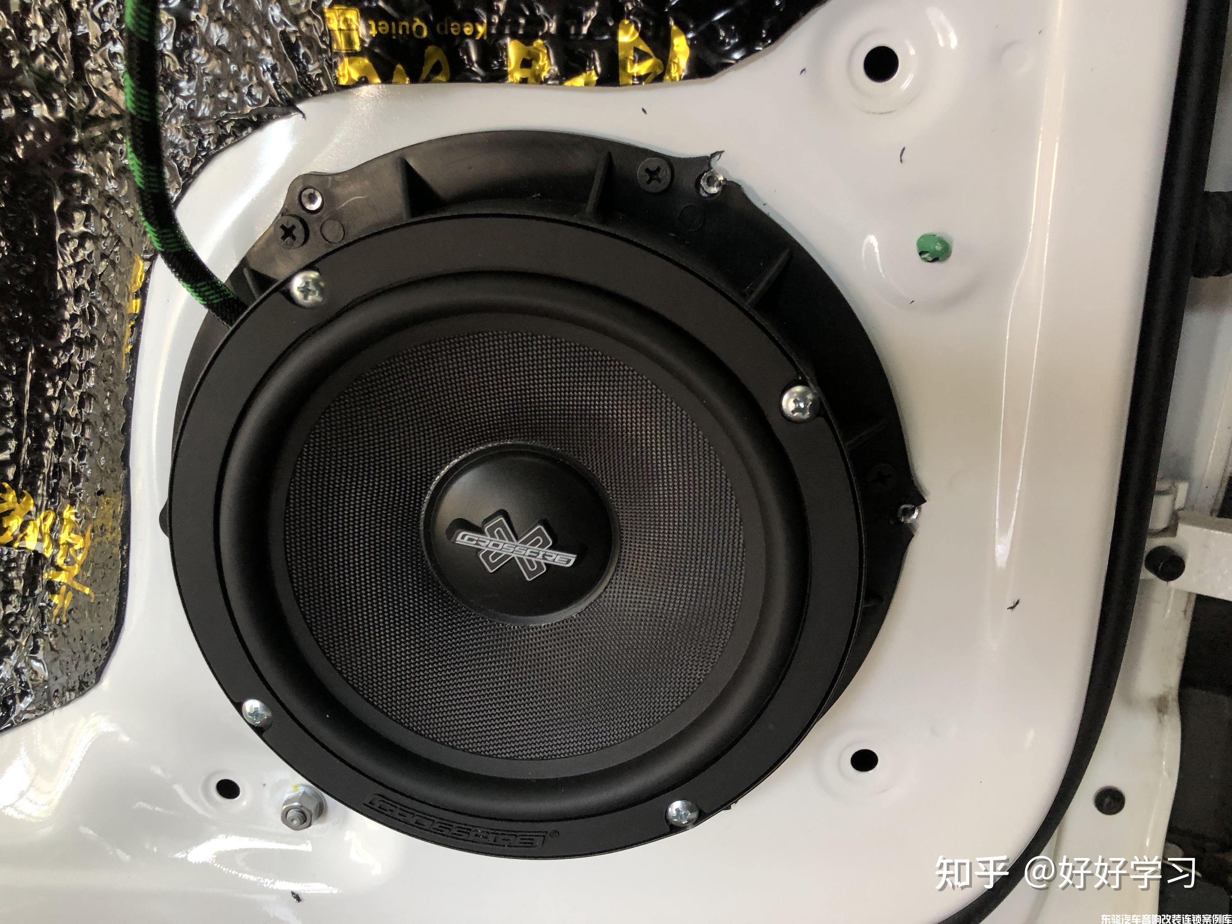 潍坊汽车音响改装:大众途观l升级美国交叉火力音响系统
