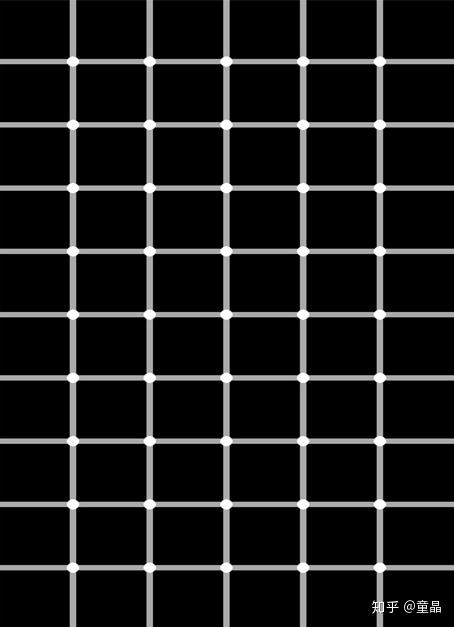 错觉图片生成实验隐形的黑点