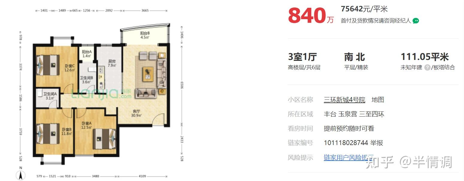 700-800万丰台三居有哪些选择？看房阶段性总结-叭楼楼市分享网