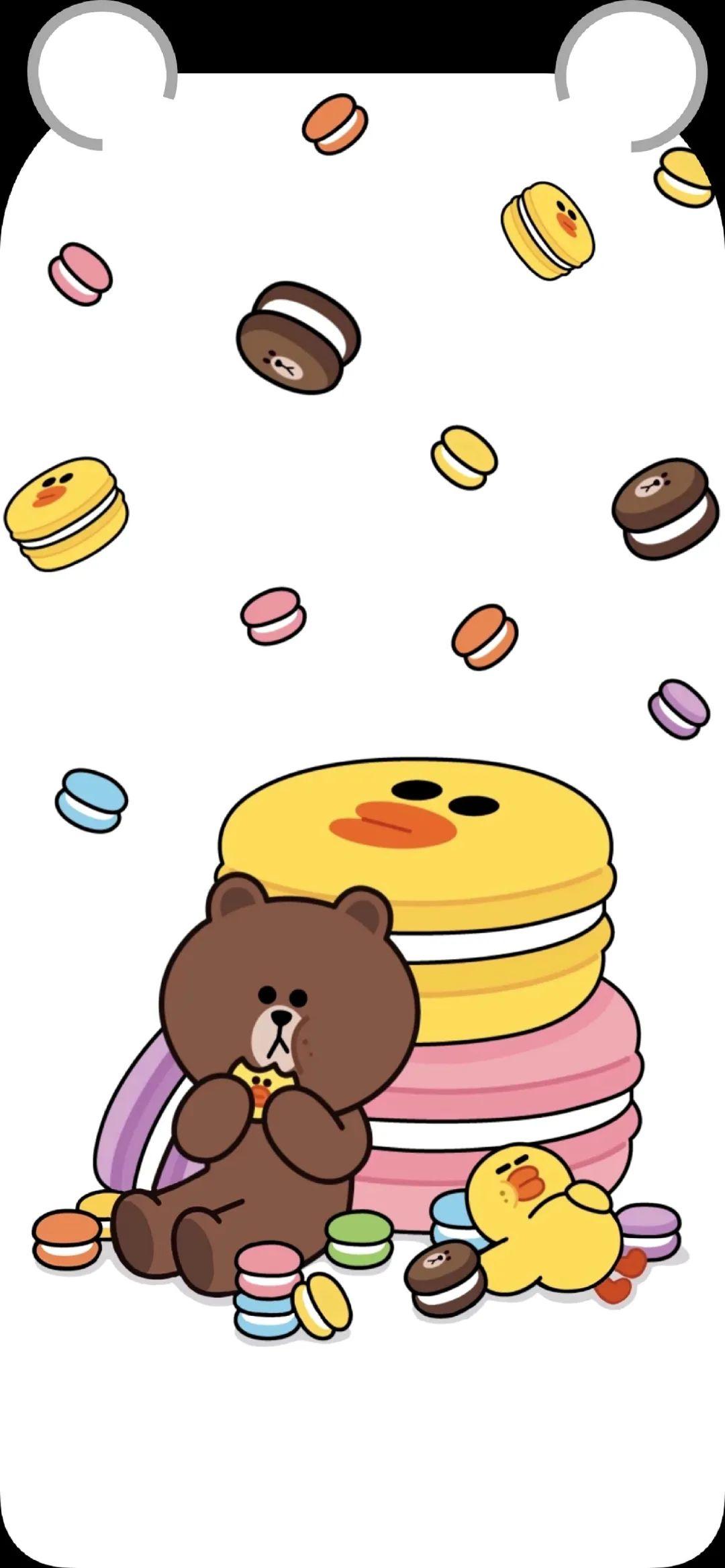 有没有好看的白色布朗熊壁纸