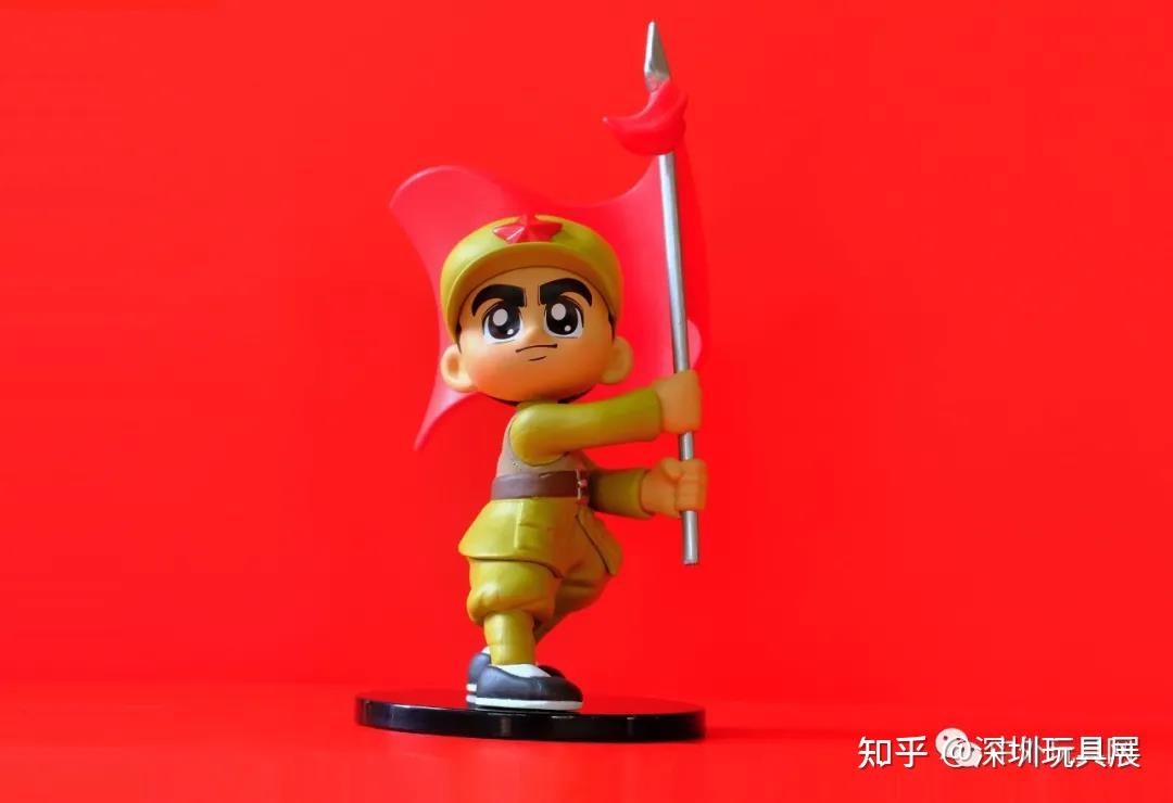 天安门文创出品的首款红色题材公仔——"星火燎原"系列兵偶日前上市.