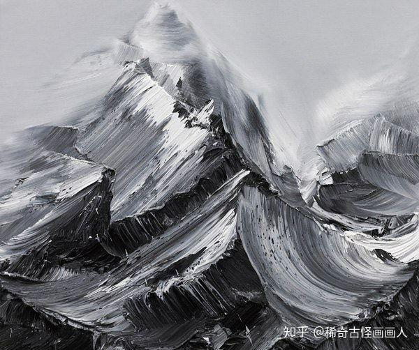 冰山刮刀画! - 知乎