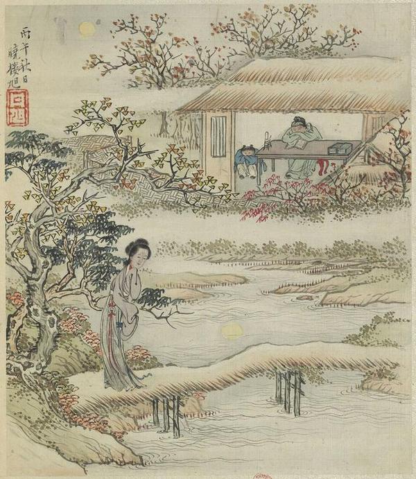 费晓楼画西厢记故事