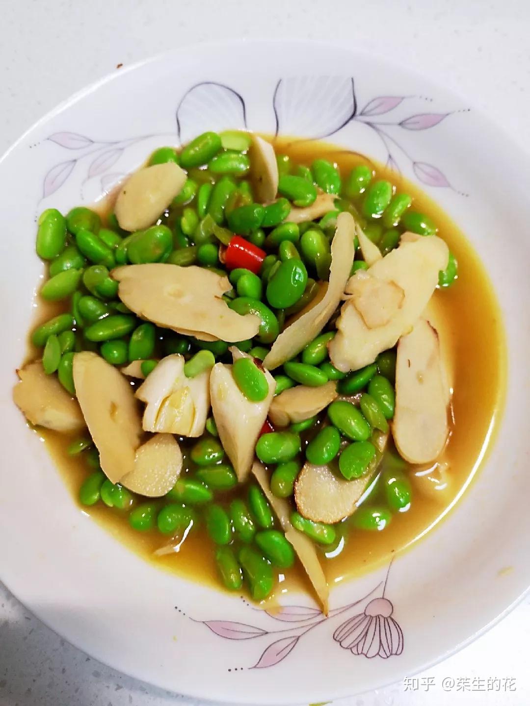 妈妈的味道|简单的食材简单的做法:鞭笋炒毛豆 - 知乎