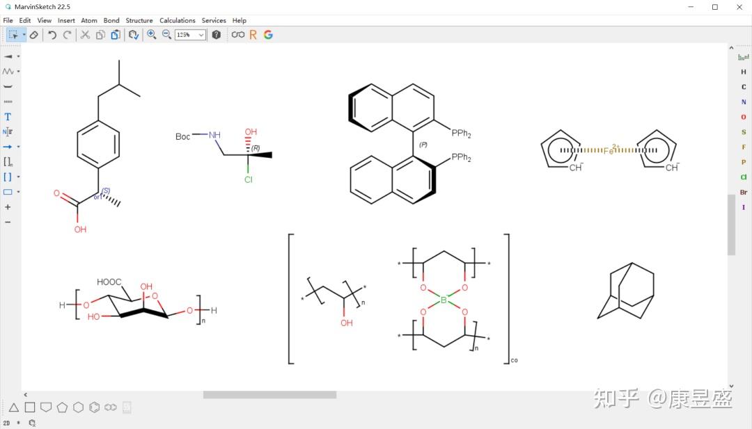 MarvinSketch--专业的桌面端化学结构编辑器 - 知乎