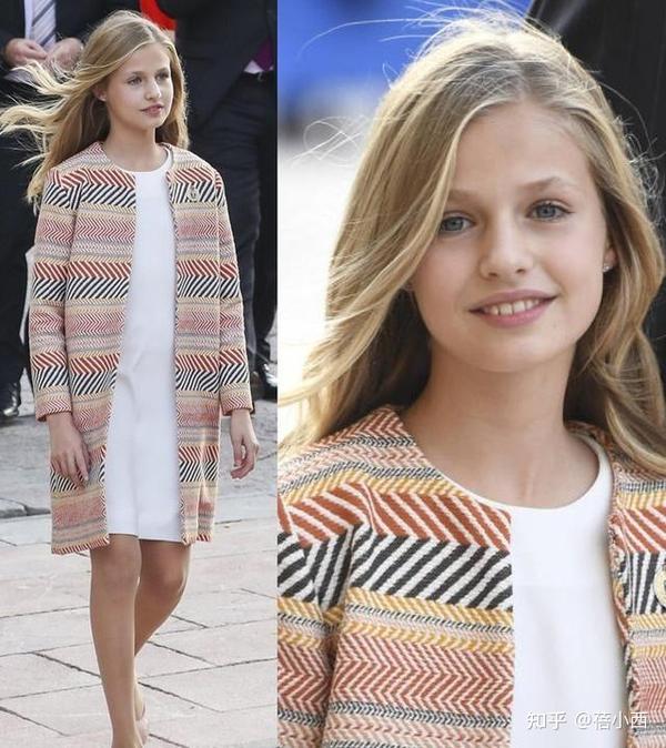 真正的贵族穿衣都简约看西班牙公主莱昂诺尔就知道大气又高级