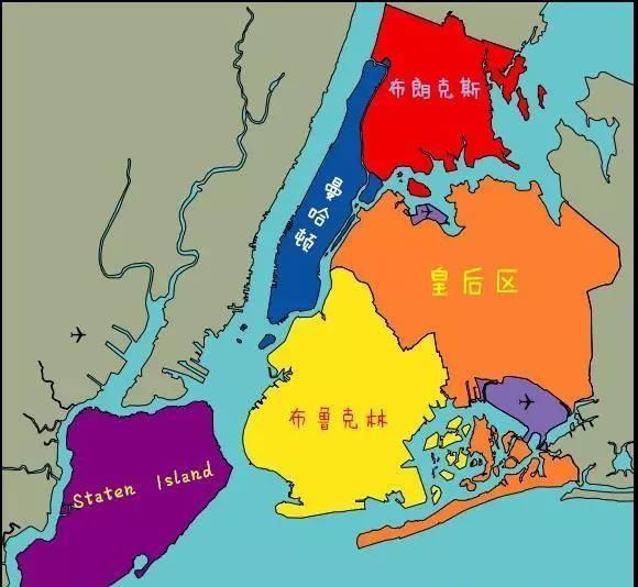 bronx),布鲁克林区(brooklyn),曼哈顿(manhattan),皇后区(queens),史