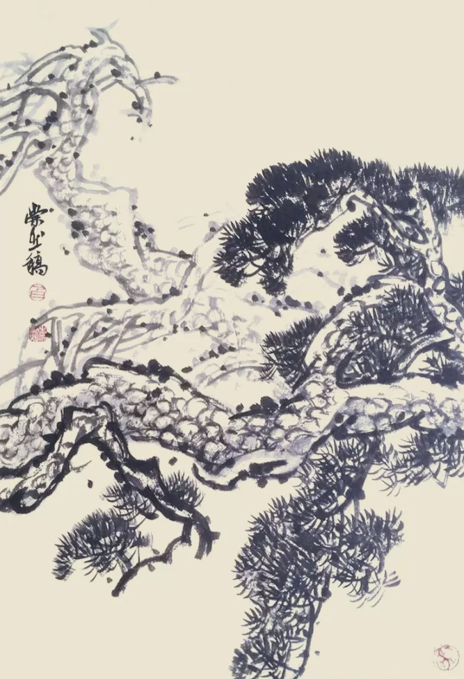 【连载】值得收藏的88种松树画法课稿（一） - 知乎