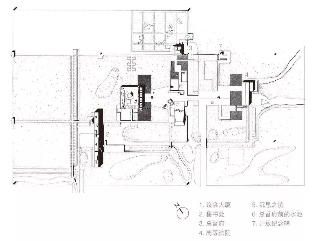 昌迪加尔规划平面图图片