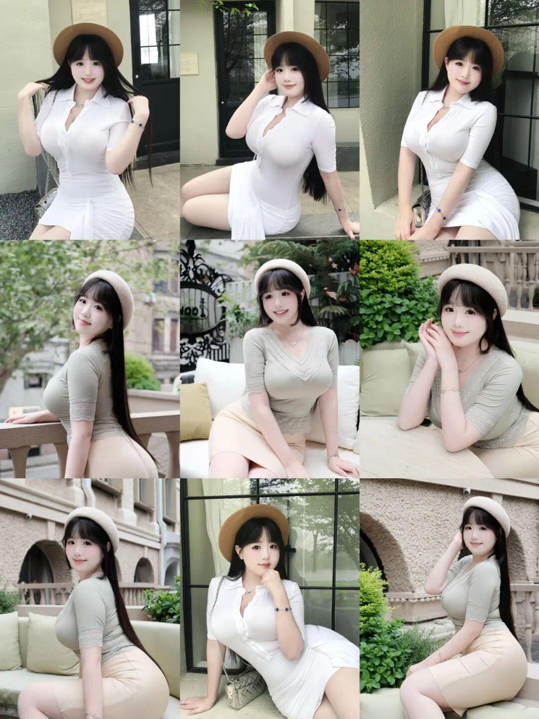 肉肉女生拍照,10个动作,温柔显瘦又好看,气质纯欲又显身材