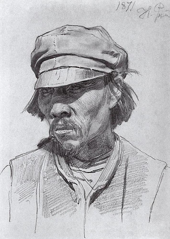 批判现实主义绘画大师列宾素描作品赏析