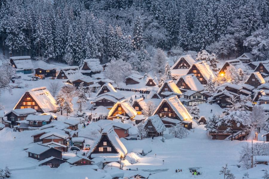 【期间限定】2019 白川乡合掌村点灯时间、交通、住宿全攻略